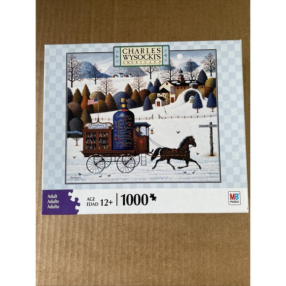 Charles Wysocki Promises, Promises 1000 PC Puzzle Used - Picture 1 of 7